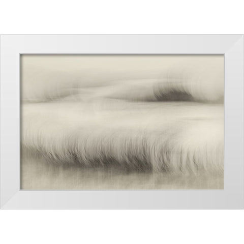 Waterside White Modern Wood Framed Art Print by Talen, Nel