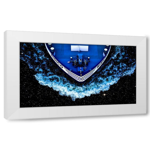 Starship White Modern Wood Framed Art Print by Grosshanten, Klaus