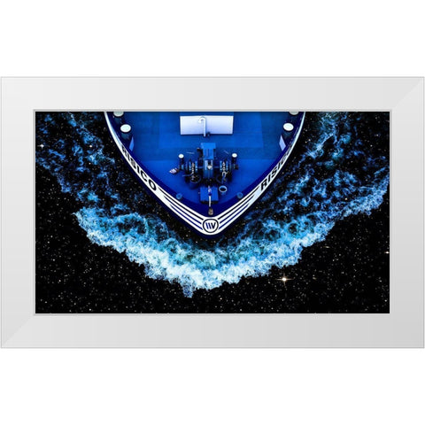 Starship White Modern Wood Framed Art Print by Grosshanten, Klaus