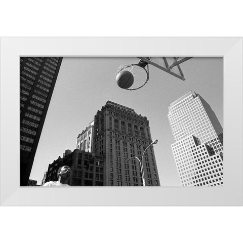 The Ball (From The Series Qaloneq) White Modern Wood Framed Art Print by Matthes, Dieter