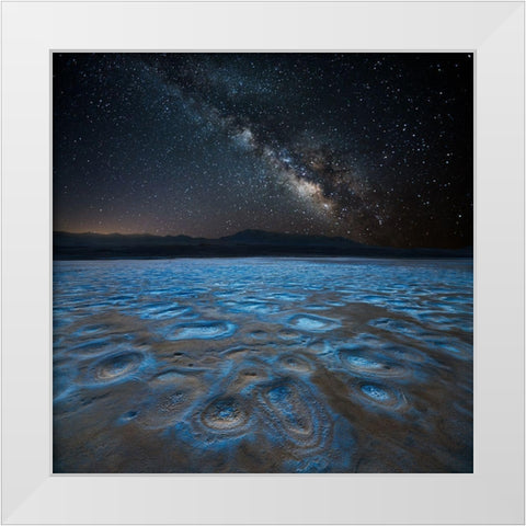 Planet X White Modern Wood Framed Art Print by Fan, John