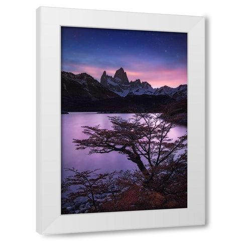 Passage Of Light White Modern Wood Framed Art Print by Zhang, Yan