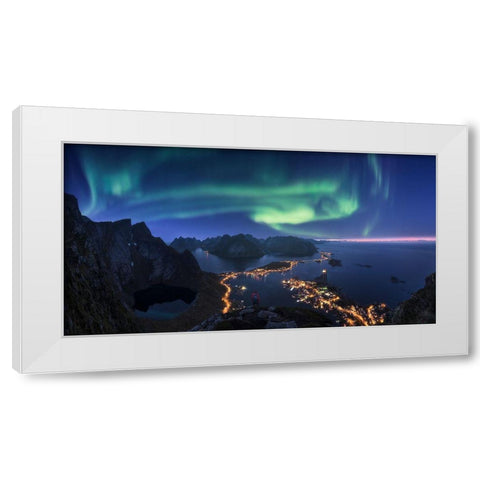 Anywhere I Roam White Modern Wood Framed Art Print by F. Turienzo, Carlos