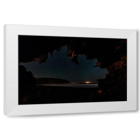 Olympic Galaxy White Modern Wood Framed Art Print by Roughol, Francois