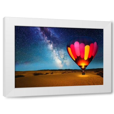 Journey Under The Stars Alt 2018 White Modern Wood Framed Art Print by Anderson, Matt