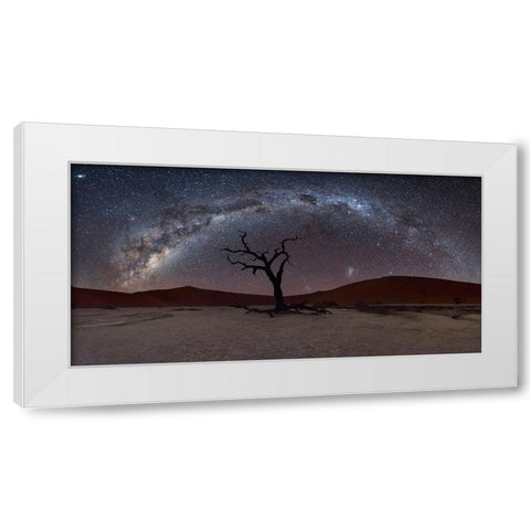 Deadviel White Modern Wood Framed Art Print by Marchegiani, Roberto