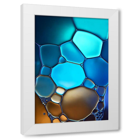 Different Shapes Ll White Modern Wood Framed Art Print by Westum, Heidi