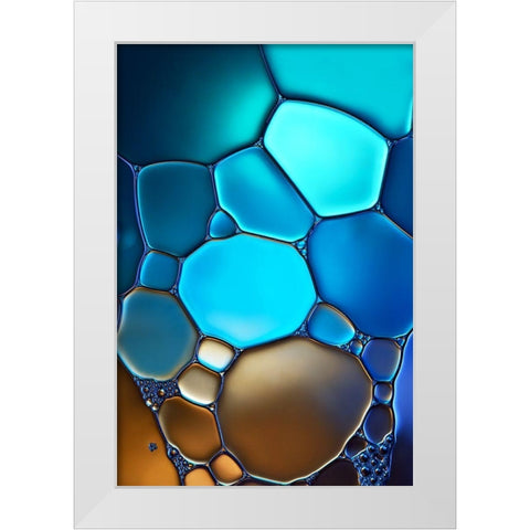 Different Shapes Ll White Modern Wood Framed Art Print by Westum, Heidi