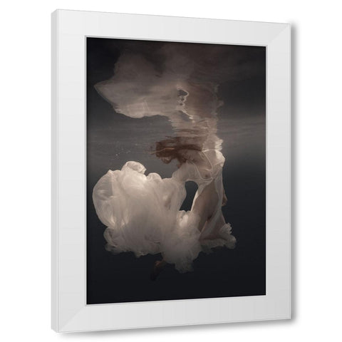 Radiance White Modern Wood Framed Art Print by Laudin, Dmitry