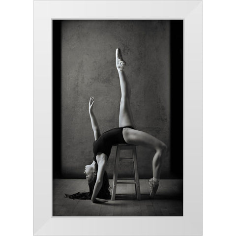 Kirsten White Modern Wood Framed Art Print by Ashton-Jones, Howard