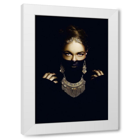 Coyolxauhqui White Modern Wood Framed Art Print by Bolgov, Ruslan