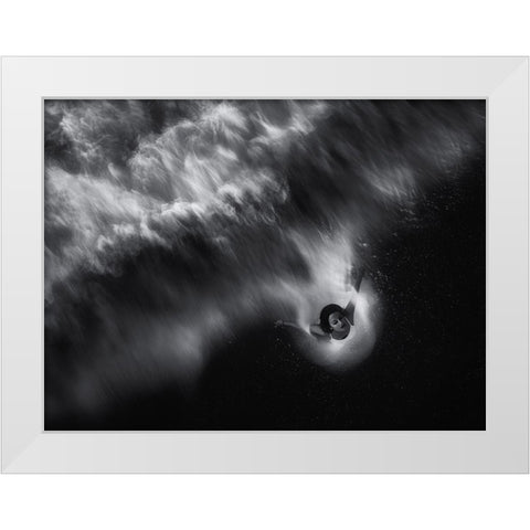 Thalassa White Modern Wood Framed Art Print by Kaimaki, Maria