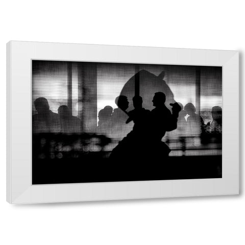 Silent Reflection White Modern Wood Framed Art Print by Khemkum, Ekkachai
