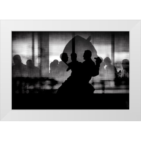 Silent Reflection White Modern Wood Framed Art Print by Khemkum, Ekkachai
