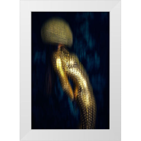 Anti-Gravity White Modern Wood Framed Art Print by Bolgov, Ruslan