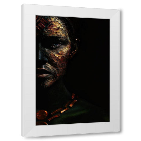 Conqueror White Modern Wood Framed Art Print by Kovalev, Ivan