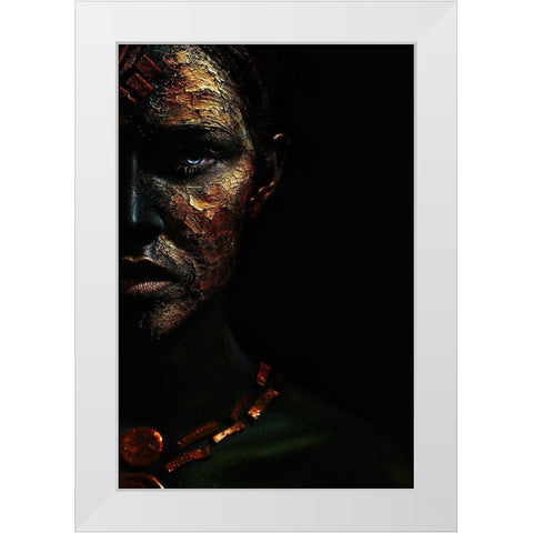 Conqueror White Modern Wood Framed Art Print by Kovalev, Ivan