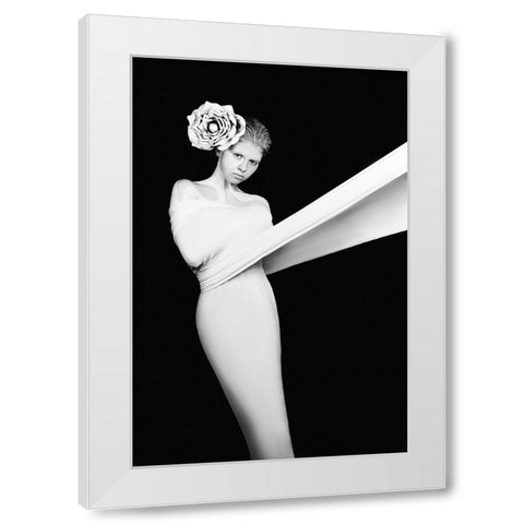 The Phantom Of The Opera White Modern Wood Framed Art Print by Bolgov, Ruslan