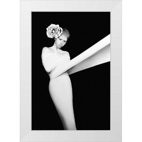 The Phantom Of The Opera White Modern Wood Framed Art Print by Bolgov, Ruslan