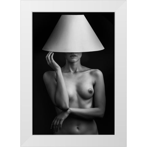 The Switch White Modern Wood Framed Art Print by Valevicius, Aurimas