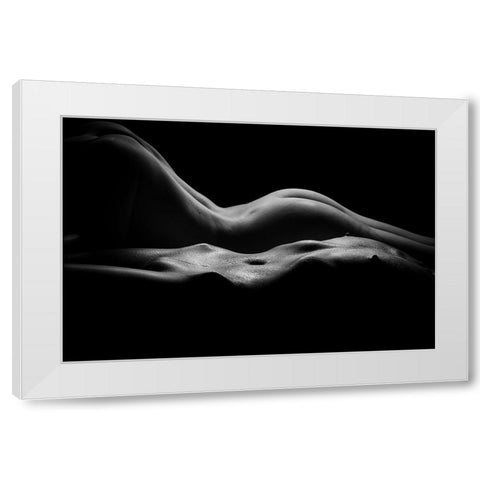Better Two V.2.2 White Modern Wood Framed Art Print by K. Florides, Athos