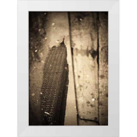 Empire White Modern Wood Framed Art Print by Pellegrini, Fulvio