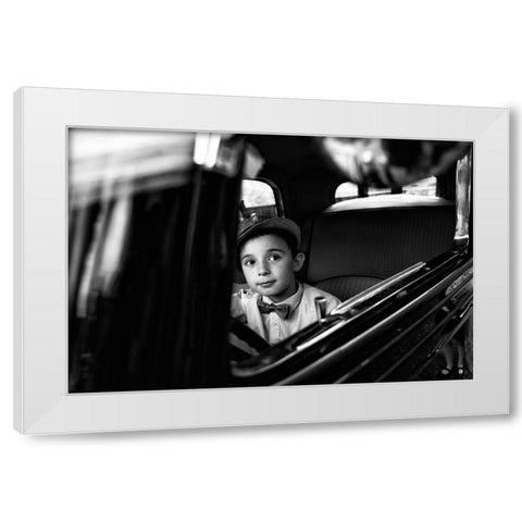 Untitled White Modern Wood Framed Art Print by Lucidi, Riccardo