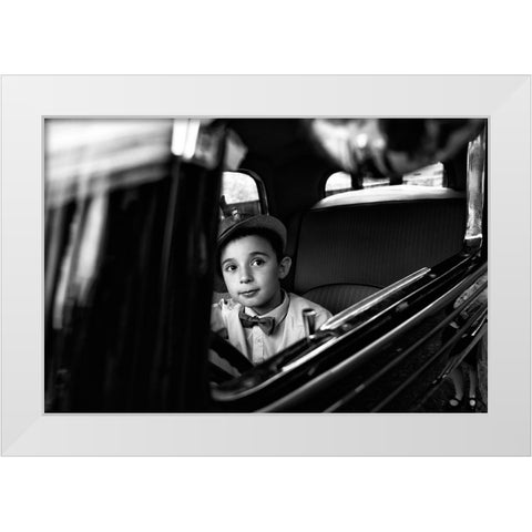 Untitled White Modern Wood Framed Art Print by Lucidi, Riccardo