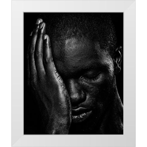 Why Go White Modern Wood Framed Art Print by lotzin -, mario