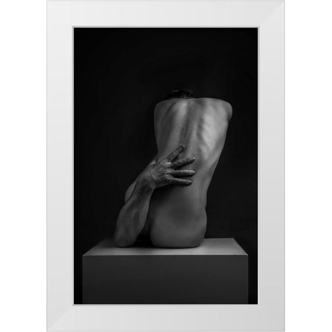 Abutment White Modern Wood Framed Art Print by Valevicius, Aurimas
