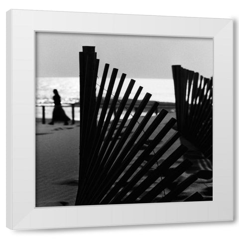 Waterways White Modern Wood Framed Art Print by Abrantes, Paulo
