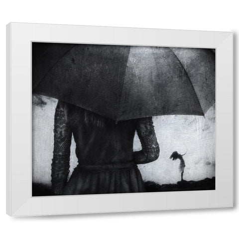 Crashing White Modern Wood Framed Art Print by Sulistiawan, Hari