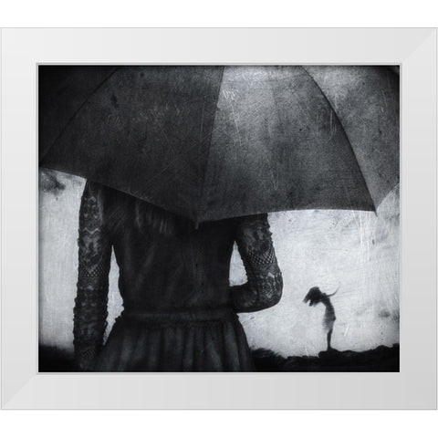 Crashing White Modern Wood Framed Art Print by Sulistiawan, Hari