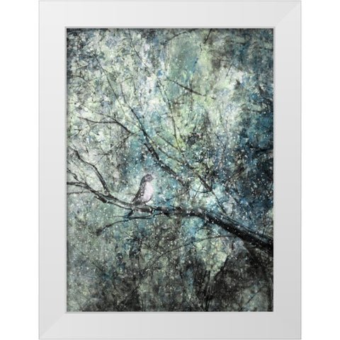 The Silence Of The Snow White Modern Wood Framed Art Print by Devos, Delphine