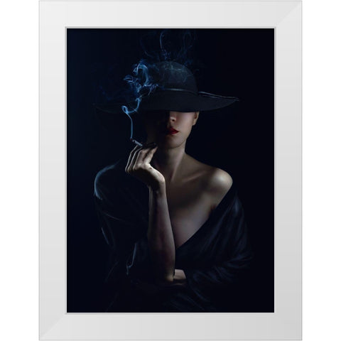 Untitled White Modern Wood Framed Art Print by Spoyalov, Sergey