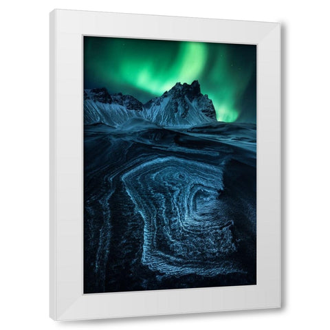 Arctic Signs White Modern Wood Framed Art Print by Gastager, Daniel
