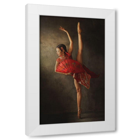 Vertical Limit White Modern Wood Framed Art Print by Kisworo, Sebastian