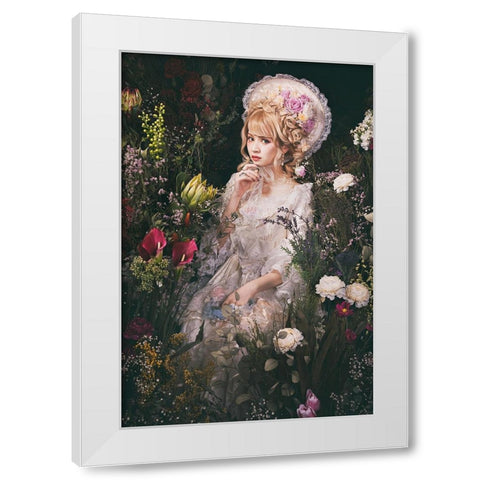 Weddingdoll White Modern Wood Framed Art Print by Kiyota, Daisuke