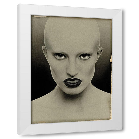 Pelata White Modern Wood Framed Art Print by Affolti, Giordano