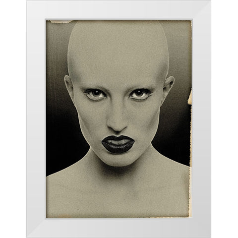 Pelata White Modern Wood Framed Art Print by Affolti, Giordano