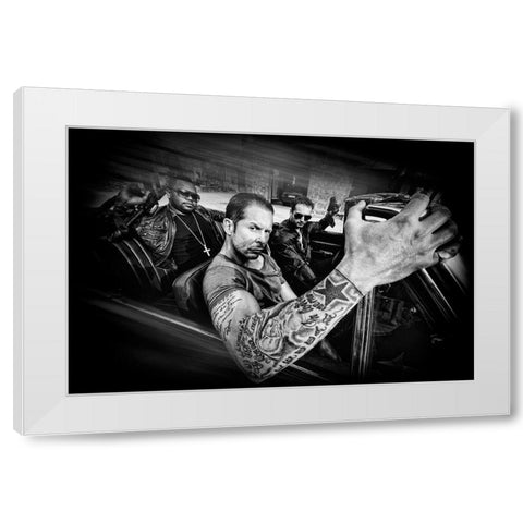 Good Criminals White Modern Wood Framed Art Print by Affolti, Giordano