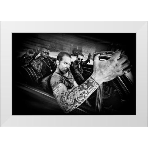 Good Criminals White Modern Wood Framed Art Print by Affolti, Giordano