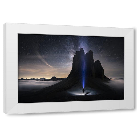 Lightguide White Modern Wood Framed Art Print by Nienartowicz, Karol