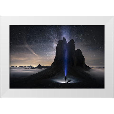 Lightguide White Modern Wood Framed Art Print by Nienartowicz, Karol