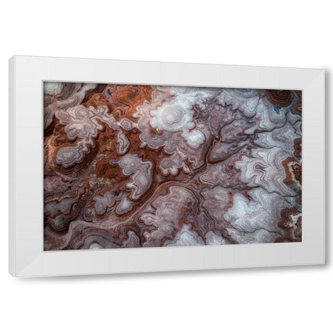Colors Of Utah White Modern Wood Framed Art Print by Macua, Gerald