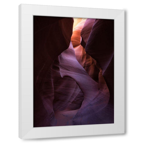 Textures And Tones White Modern Wood Framed Art Print by Macua, Gerald