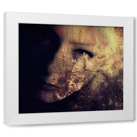 Out Of Nowhere White Modern Wood Framed Art Print by Kovacevic, Mirjana