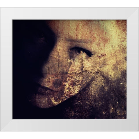 Out Of Nowhere White Modern Wood Framed Art Print by Kovacevic, Mirjana
