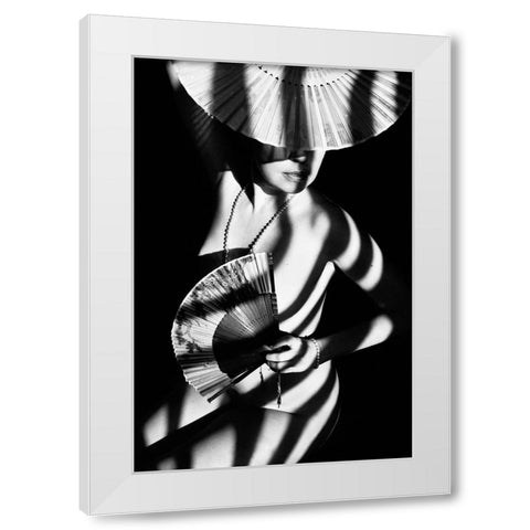 Untitled White Modern Wood Framed Art Print by Faletkin, Mikhail