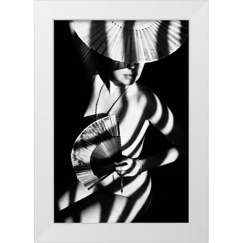 Untitled White Modern Wood Framed Art Print by Faletkin, Mikhail